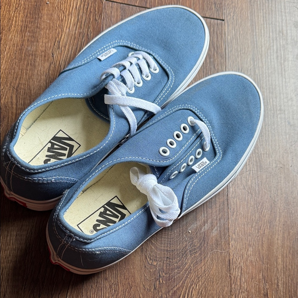 Vans Classic Blue Sneakers with White Accents